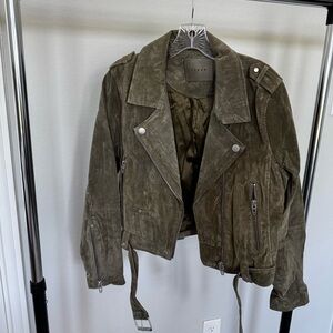 BLANKNYC Suede Moto Jacket
